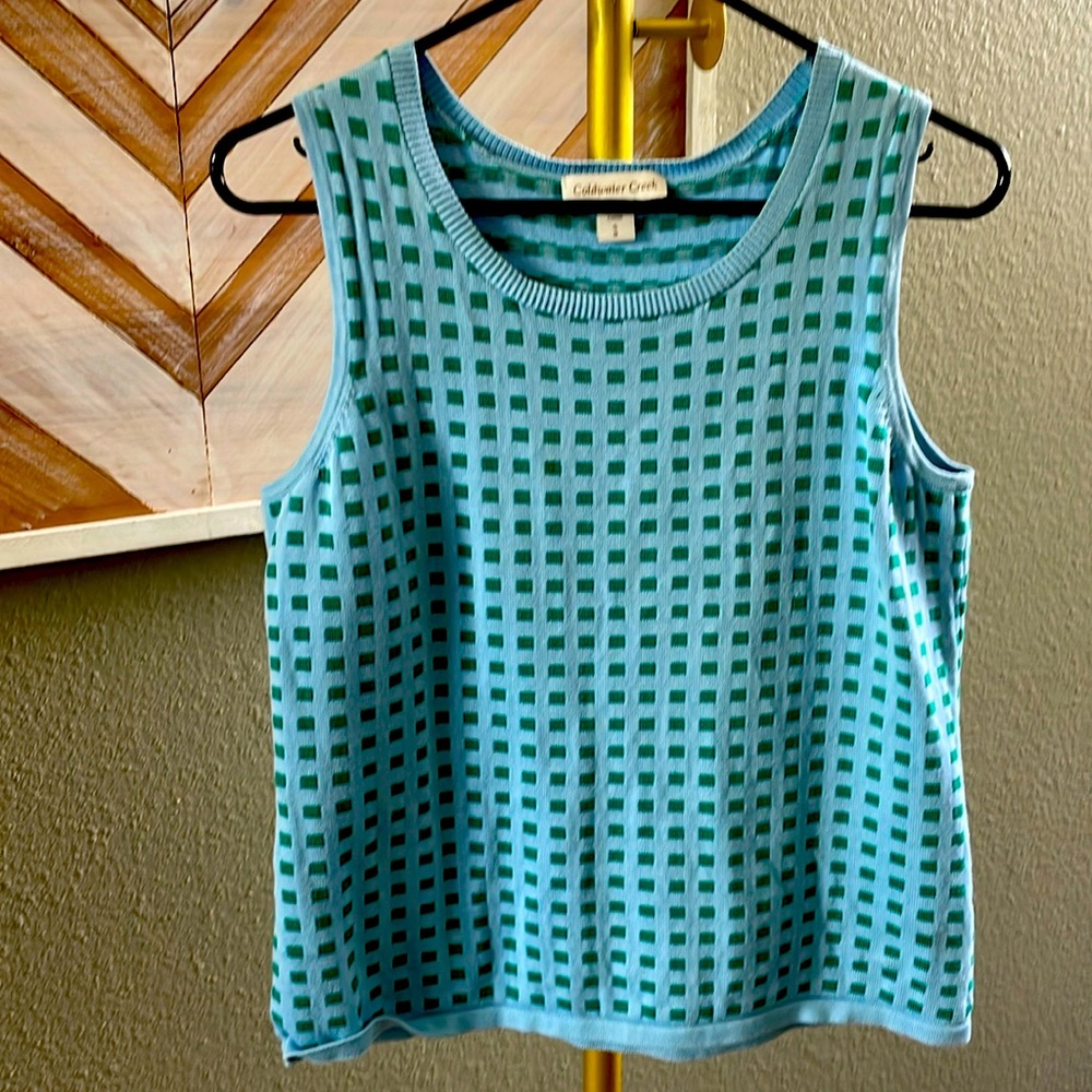 Coldwater creek knit tank in size small
